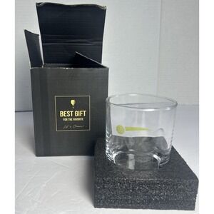 Dink Responsibly Stemless Whiskey Glass, Pickleball Gifts for New. Open Box